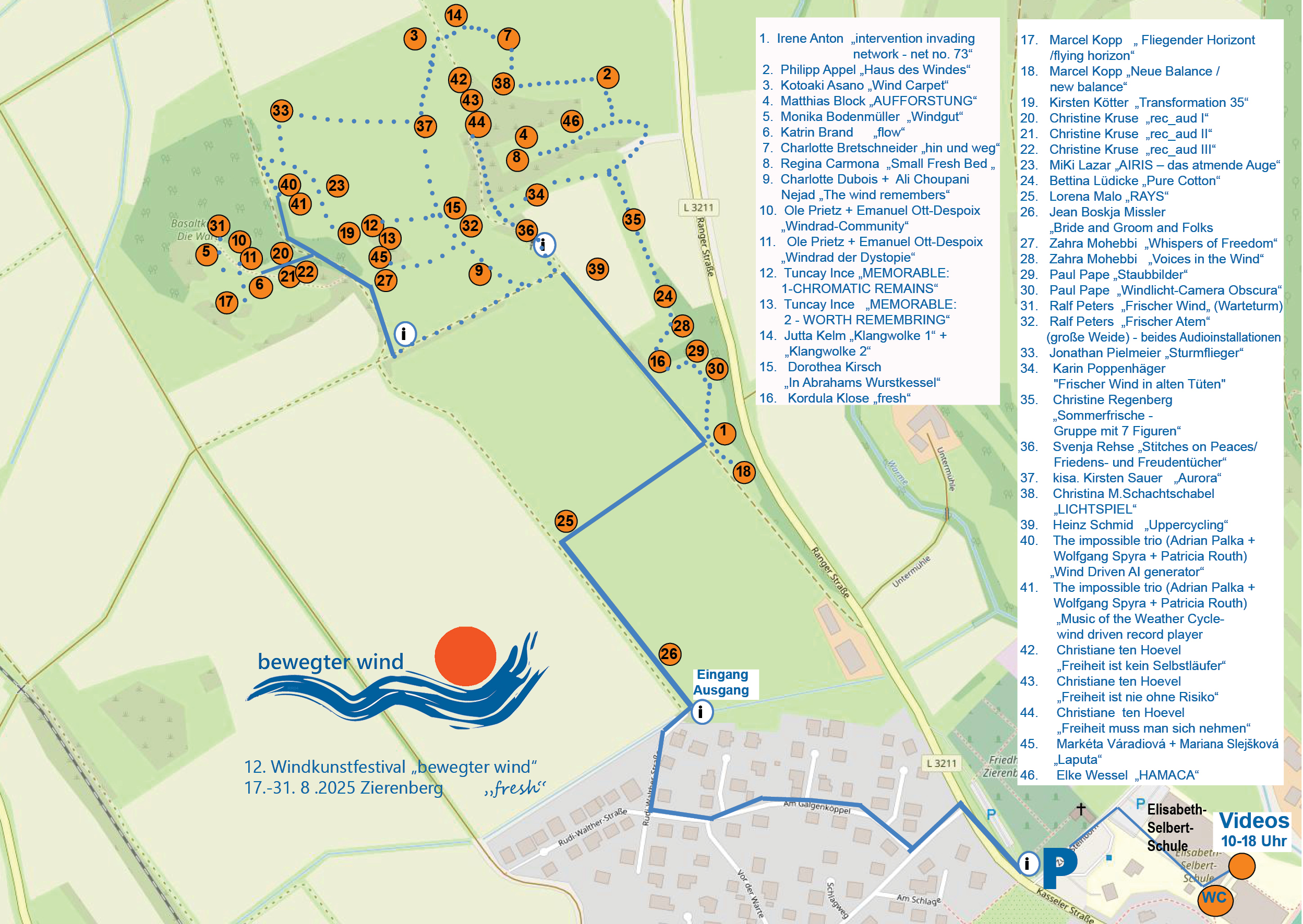 Ausstellungsplan