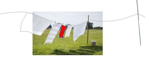 laundry in the wind – Wäsche im Wind